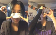 小姐姐戴着呼吸机的照片,小姐姐勇敢面对挑战的瞬间