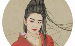 画一个古风少女,穿越时空的美丽倩影