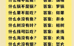 100个经典脑筋急转弯,挑战你的智慧极限！