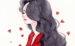 水彩小姐姐头像图片大全,小姐姐头像图片大全赏析
