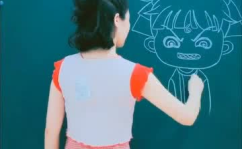几笔画出一个小姐姐,小姐姐的简约线条艺术