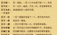 白字开头的成语,成就非凡——白字成语背后的奋斗故事