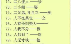 汉字谜语大全及谜底,趣味盎然的文字游戏解析